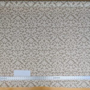 WhatsApp Image 2025-05-22 at 21.30.47_77e745d5 Scalamandre Swirl Beige  White Scroll Damask Ikat Linen Silk MSRP USD 372/y