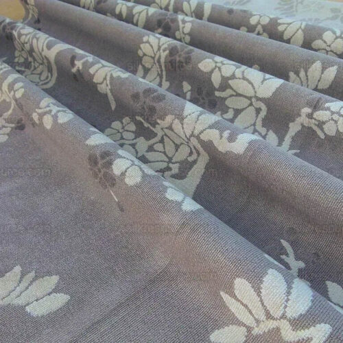 products-P1000863 Scalamandre Yoshino Sandstone Taupe Grey Asian Penzai Magnolia Tree Cut Velvet MSRP USD 240/Y
