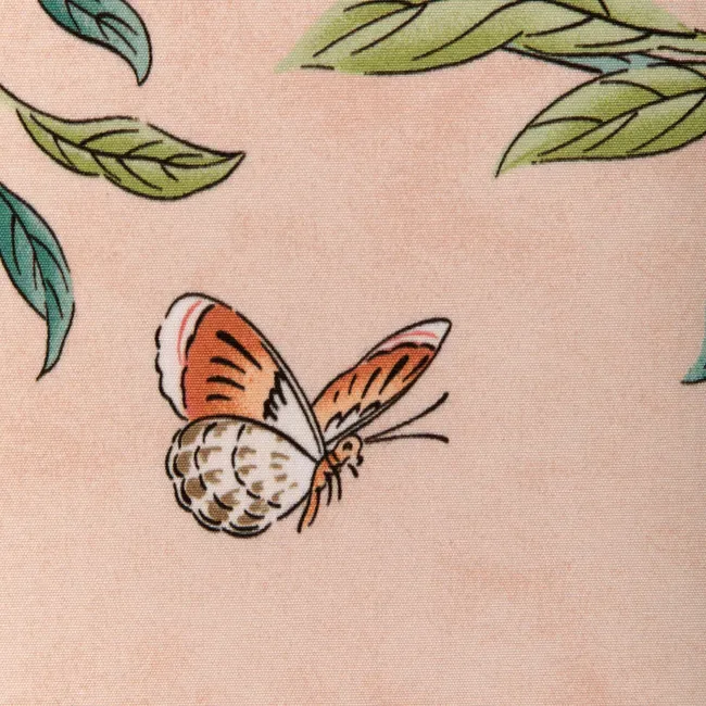 8024106_73_2 Special Order Brunschwig & Fils Kanchou Print - Blush Pink Cotton Bird Botanical Floral MSRP USD 336/y