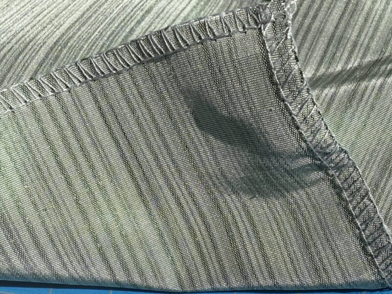 IMG_1515 By yard Silver Creek Strie 100% Silk Taffeta Italian Silk Sage Green MSRP USD 308/Y