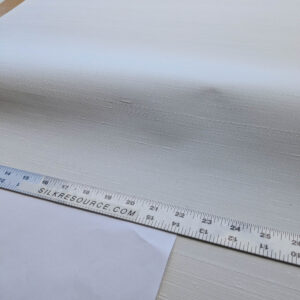 By yard Scalamandre Sagar Silk in Blanc Divine Silk Wallcovering in White Radiance from Netherland