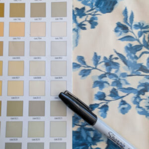 Scalamandre Tassinari & Chatel Lamballe Silk Warp Print Bleu Blue White Silk Floral Print Historical Circa 1778 MSRP USD 2022/yard