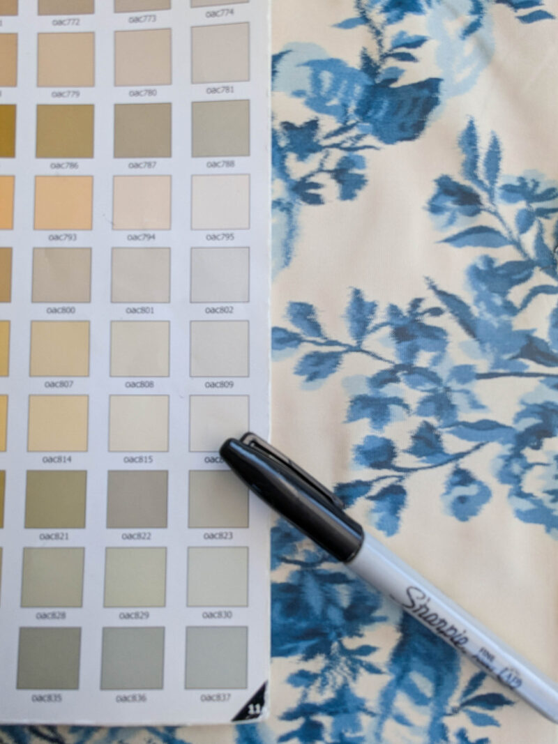 Scalamandre Tassinari & Chatel Lamballe Silk Warp Print Bleu Blue White Silk Floral Print Historical Circa 1778 MSRP USD 2022/yard