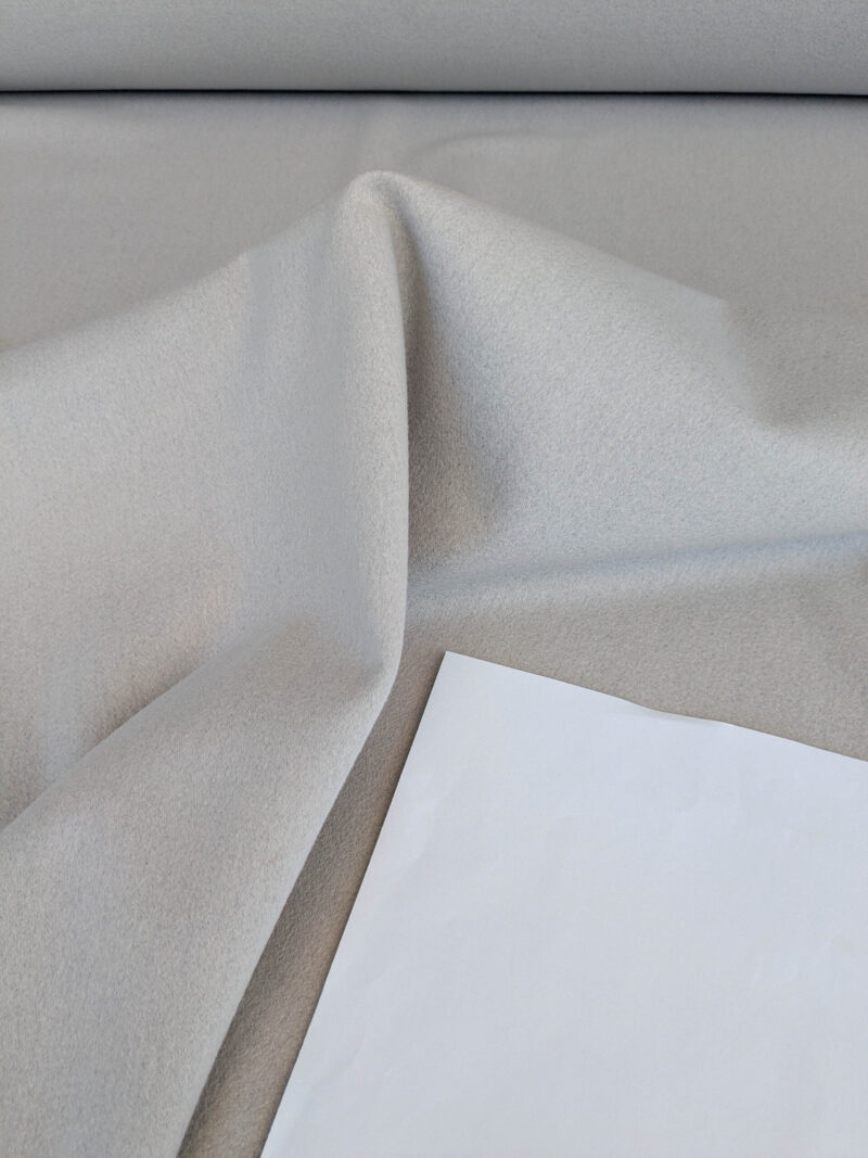 PXL_20250625_185824452 Scalamandre Inuit Pierre Light Gray Wool & Cashmere Blend MSRP USD 310/y