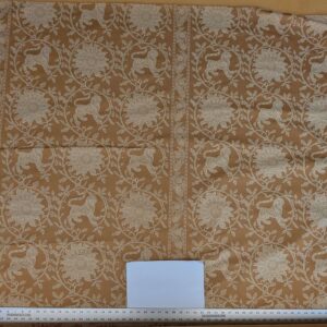 1000021461 (1) By Yard Clarence House Animal Crewel Wool On Cotton Primativo Embroidery Aztec