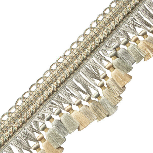 60851-05 Samuel & Sons BAGATELLE SCALLOPED TASSEL FRINGE ITEM: TF-60851-05 | COLOR: 05 DEWDROP