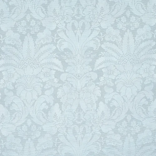 69144 Special Order Schumacher Colette Linen/Silk Damask in chambray  69144 MSRP USD 308/y