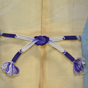 DSC_0809 Vintage 100% Silk Haori Jacket Kimono Shibori Kikkyou Flower Pale Blue White @X25e