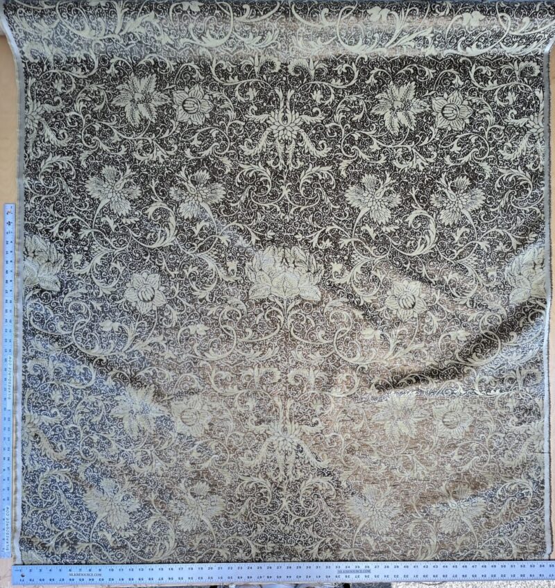 IMG_0113 by yard Boboli Garden Silk Damask Italian Metallic Vanilla Gold MSRP USD 568/yard