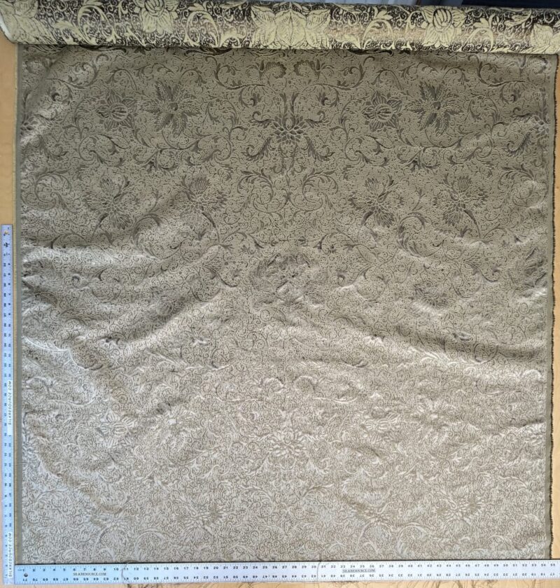 IMG_0120 by yard Boboli Garden Silk Damask Italian Metallic Vanilla Gold MSRP USD 568/yard