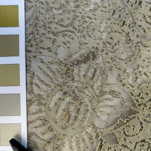 IMG_0132 by yard Boboli Garden Silk Damask Italian Metallic Vanilla Gold MSRP USD 568/yard