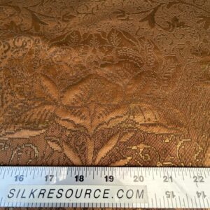 IMG_0166 by yard Boboli Garden Silk Damask Italian Metallic Deep Copper Reddish Bronze MSRP USD 568/yard