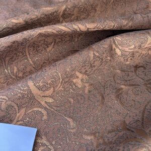 IMG_0174 by yard Boboli Garden Silk Damask Italian Metallic Deep Copper Reddish Bronze MSRP USD 568/yard