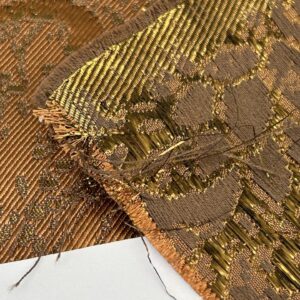 IMG_0175 by yard Boboli Garden Silk Damask Italian Metallic Deep Copper Reddish Bronze MSRP USD 568/yard