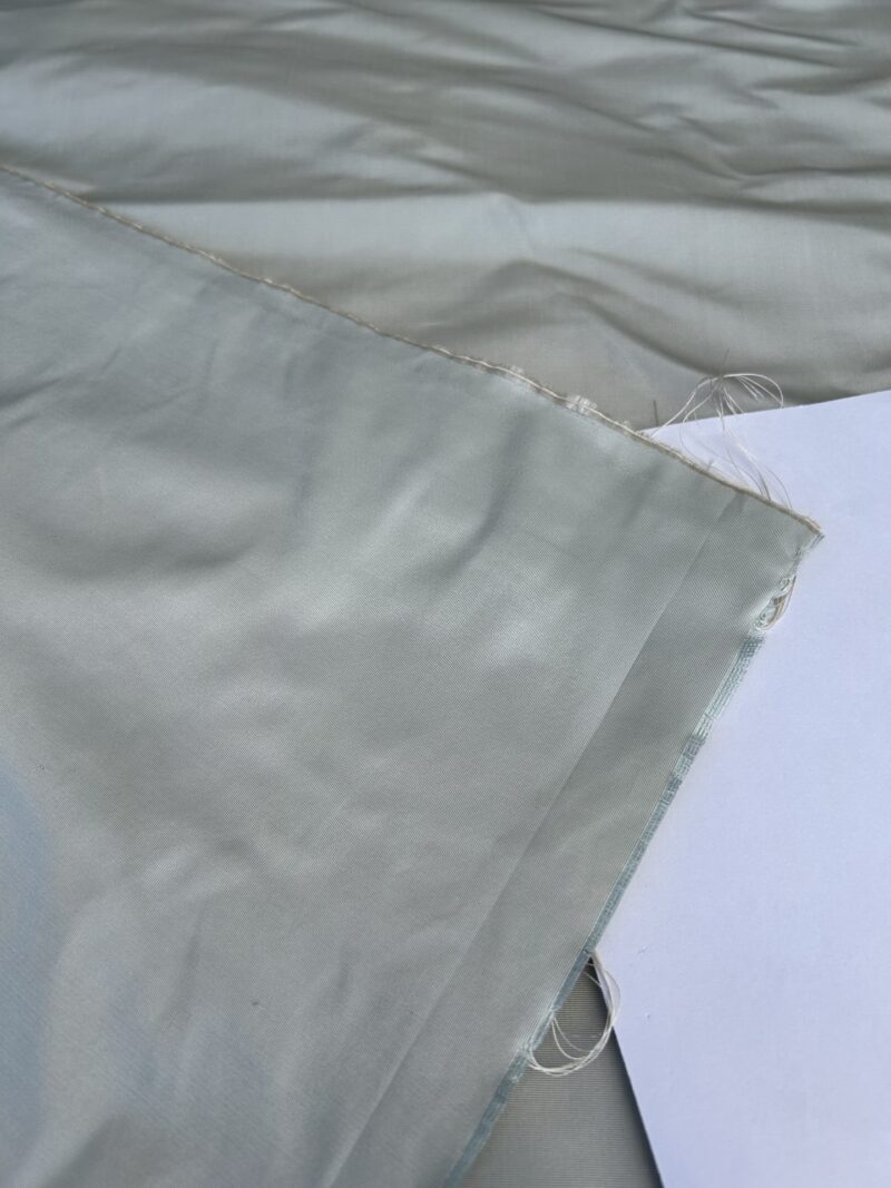 IMG_0212 bY Corringham High End 100% Silk Faille Powder Blue Thick Crisp MSRP USD 400+/yard