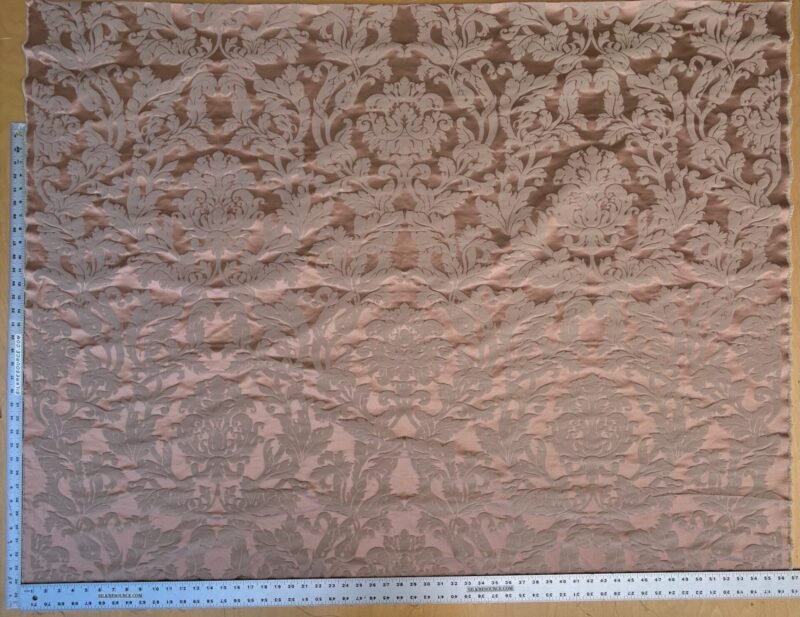 IMG_0254 By yard Republica Silk Cotton Damask Renaissance Classy Pink Coral  MSRP USD 500+/yard