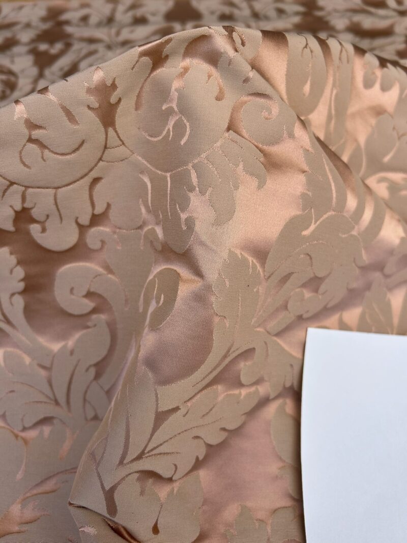 IMG_0259 By yard Republica Silk Cotton Damask Renaissance Classy Pink Coral  MSRP USD 500+/yard