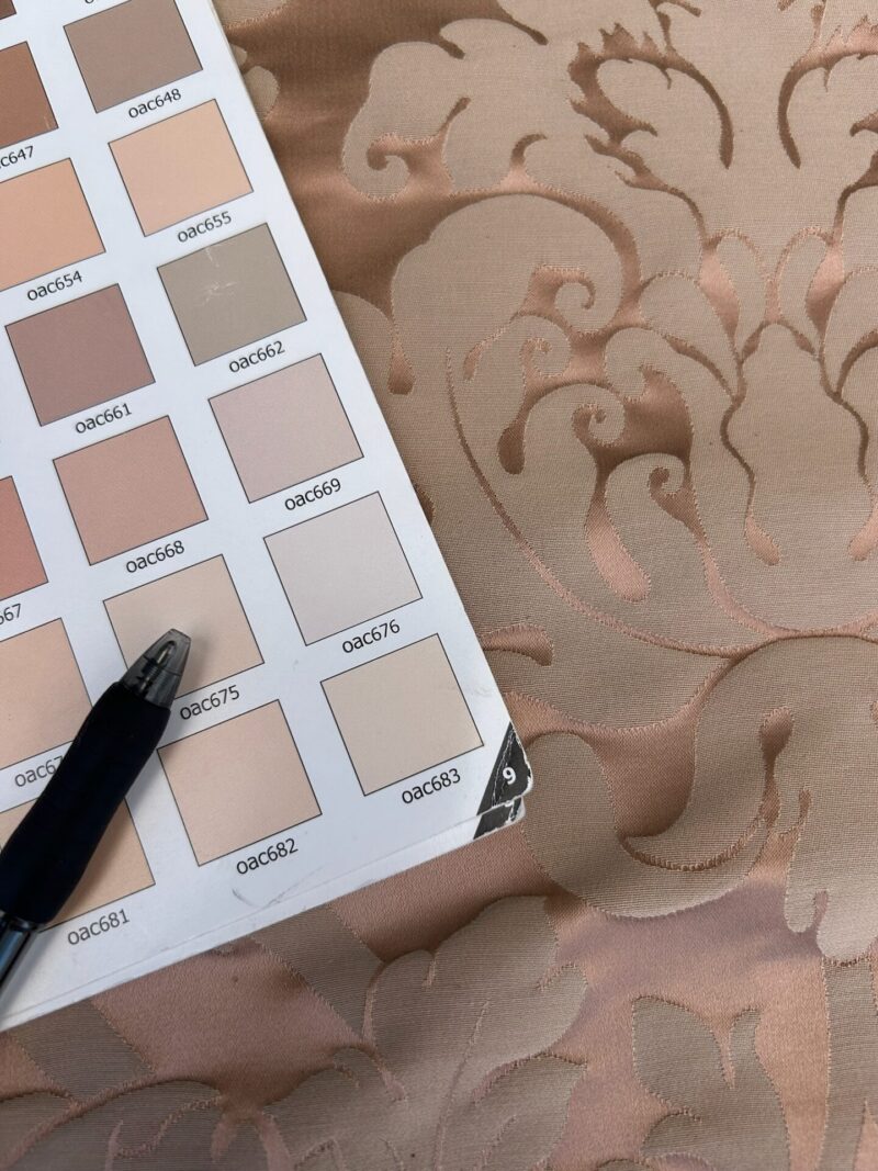 IMG_0264 By yard Republica Silk Cotton Damask Renaissance Classy Pink Coral  MSRP USD 500+/yard