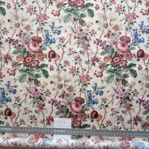 IMG_0319 Claire Austin English Cottage Climbing Rose Bluebell Chintz Rose print in Blush Pink English 100% Cotton MSRP USD 355/Y