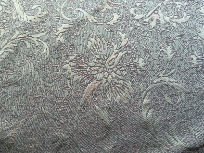 by yard Boboli Garden Silk Damask Italian Metallic Deep Charteuse Green Gold MSRP USD 568/yard