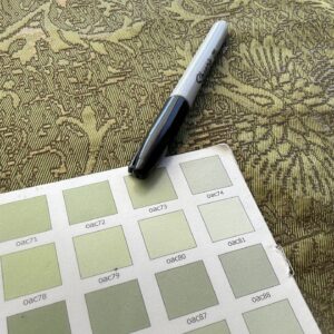 by yard Boboli Garden Silk Damask Italian Metallic Deep Charteuse Green Gold MSRP USD 568/yard