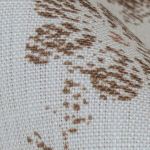 PXL_20250711_182547072 By yard Scalamandre Duden Lodge Neutral Brown Beige Botanical Floral Linen MSRP USD 198/y