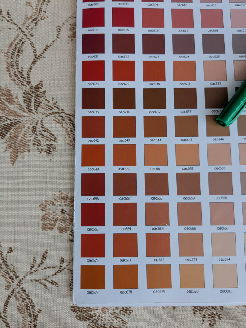 PXL_20250711_182711649 By yard Scalamandre Duden Lodge Neutral Brown Beige Botanical Floral Linen MSRP USD 198/y