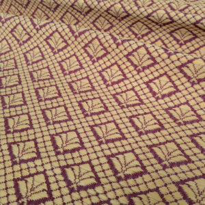 PXL_20250723_184713478 by yard Scalamandre Old World Weavers Nircel Rouge Or Red Gold Horsehairs Small Scales Fretwork MSRP USD1150/y