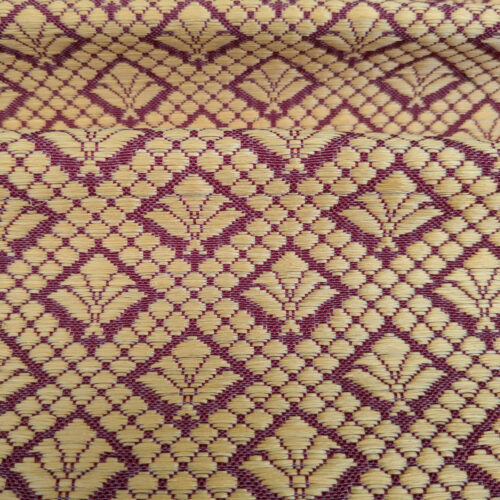 PXL_20250723_184720593 by yard Scalamandre Old World Weavers Nircel Rouge Or Red Gold Horsehairs Small Scales Fretwork MSRP USD1150/y