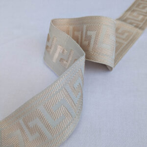 PXL_20250723_185139291 22 EV38 Scalamandre Baldwin Bamboo Print  Cream and Red on Aqua Chinoiserie fabric 1.2y