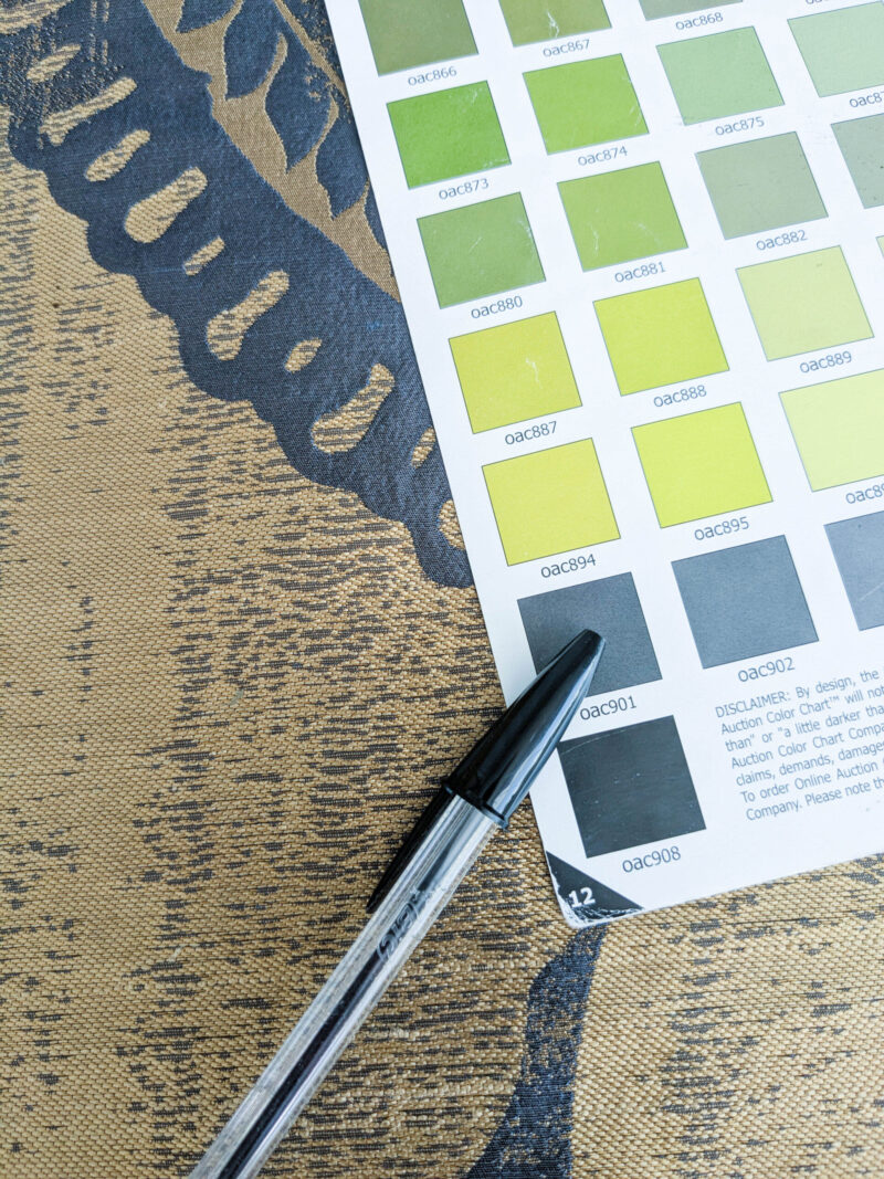 PXL_20250725_180135053 Koplavitch 100% Silk Damask Giant Paisley "nocturne" Indigo Deep Blue Gold Copper MSRP USD 340/y