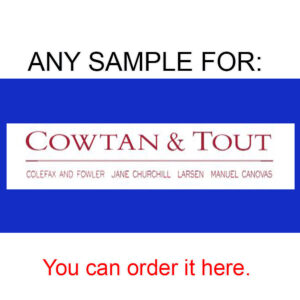 cowtan Colefax & Fowler Jane Churchill Lampton Flower Linen Print Yellow White Peony Bouquet English Garden Cotton 1.5 Yard