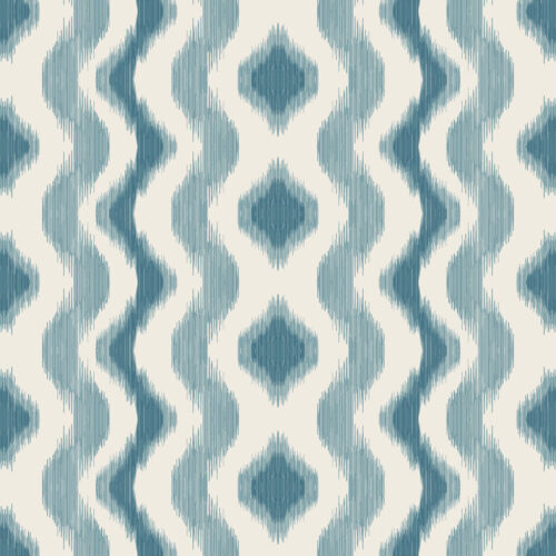 GDT5683_001 Special Order Kravet Gaston Y Daniela Cala Ferrera Azul Blue Linen White Ikat Southwestern Stripe MSRP USD292/y