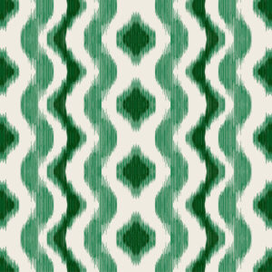GDT5683_003 Special Order Kravet Gaston Y Daniela Cala Ferrera Verde Green Linen White Ikat Southwestern Stripe MSRP USD292/y
