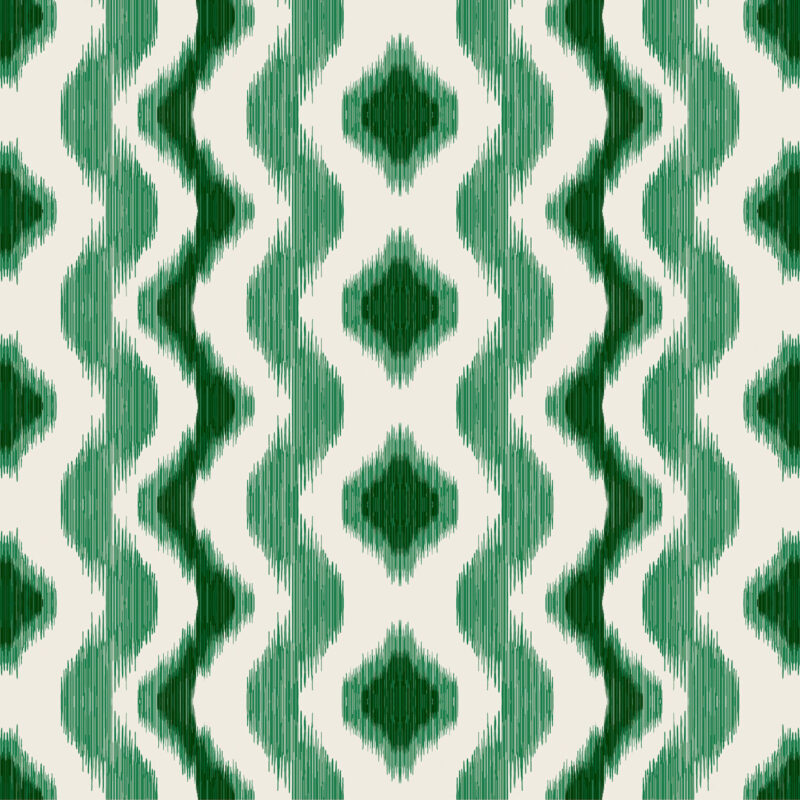 GDT5683_003 Special Order Kravet Gaston Y Daniela Cala Ferrera Verde Green Linen White Ikat Southwestern Stripe MSRP USD292/y