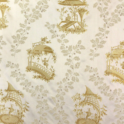 H0_00011649 Special order 3.5yards of Pillement Gold, 3.5 yards of Pillement Cream plus shipping