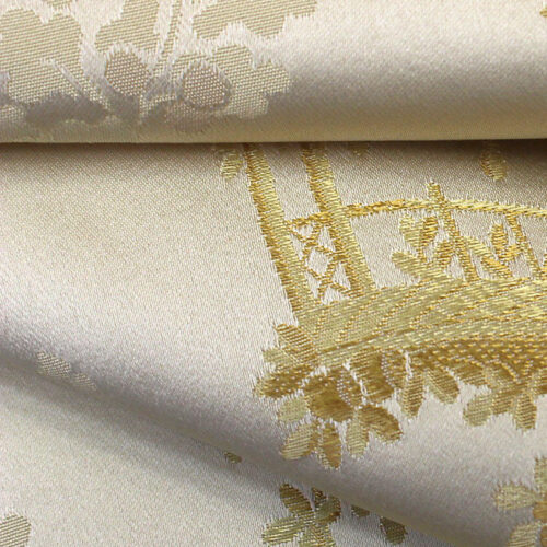 H0_00011649_CL Special Order Scalamandre Tassinari & Chatel Pillement Creme Gold Cream Chinoiserie Scenic Figurative MSRP USD 1080/y
