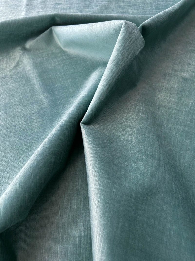 By Yard History Velvet Turquoise Blue Aqua Green Silky MSRP USD325