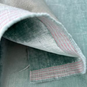 By Yard History Velvet Turquoise Blue Aqua Green Silky MSRP USD325