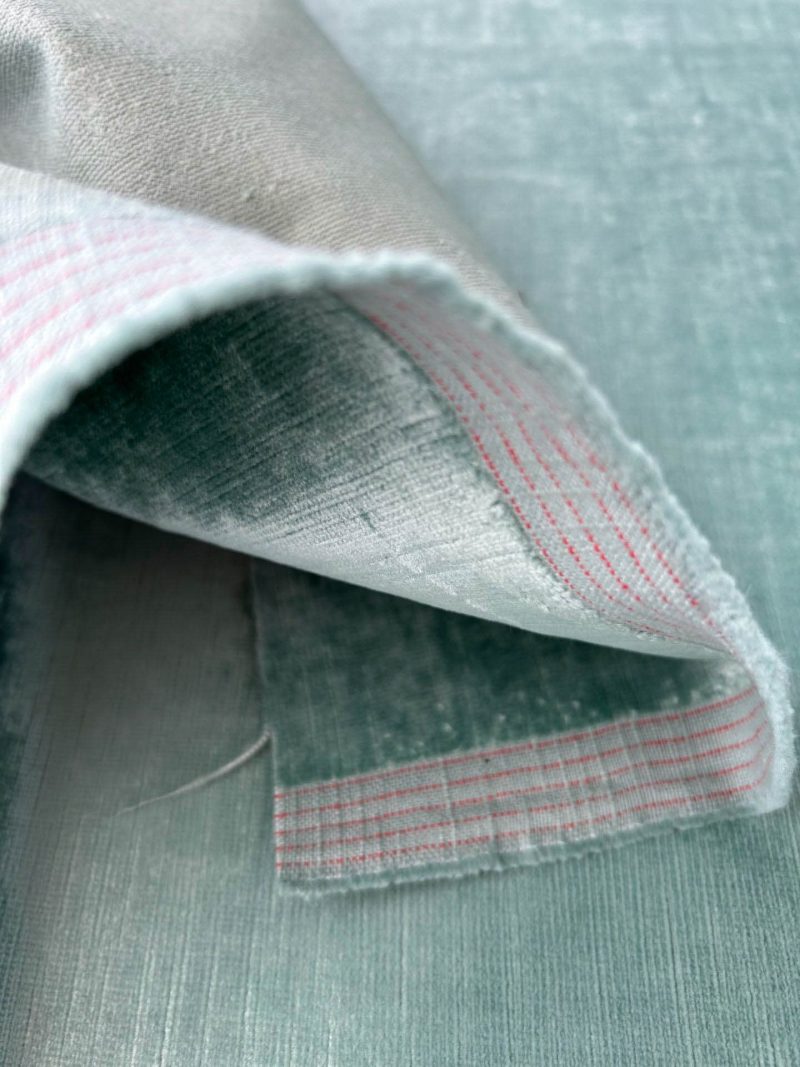 By Yard History Velvet Turquoise Blue Aqua Green Silky MSRP USD325