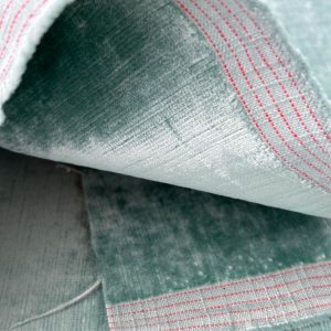 By Yard History Velvet Turquoise Blue Aqua Green Silky MSRP USD325