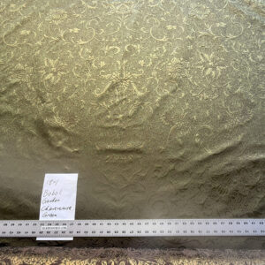 by yard Boboli Garden Silk Damask Italian Metallic Deep Charteuse Green Gold MSRP USD 568/yard