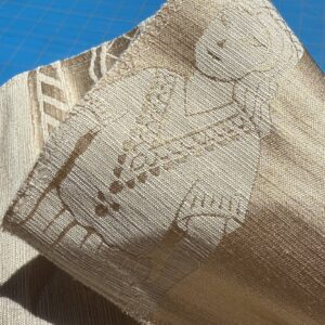 Special Order Clarence House Sukhothai Linen Silk Fawn Brown Asian Damask MSRP USD 356/y