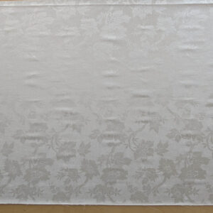 PXL_20250812_165108685 By yard Monceau Moire Linen Cotton Damask Historical Ivory Cream White MSRP 458