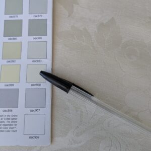 PXL_20250812_165656998 By yard Monceau Moire Linen Cotton Damask Historical Ivory Cream White MSRP 458