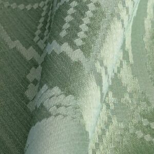 PXL_20250812_181351841 By yard Tuscany Acanthus Silk Damask Stripe Foliage Minty Green Aqua MSRP USD 356/yard