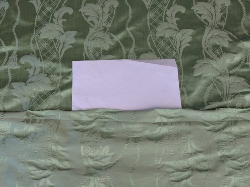 PXL_20250812_181513222 By yard Tuscany Acanthus Silk Damask Stripe Foliage Minty Green Aqua MSRP USD 356/yard