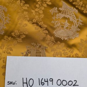 PXL_20250917_174003098 by yard Scalamandre Tassinari & Chatel Pillement Or Gold Yellow Chinoiserie Scenic Figurative MSRP USD 1080/y