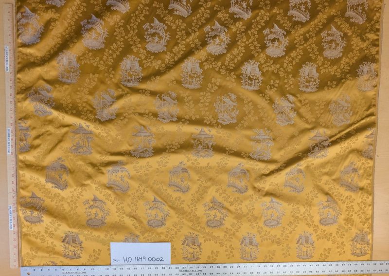 original_62b9c902-7c19-4fa1-9b70-64228b681df7_PXL_20250917_173938008 by yard Scalamandre Tassinari & Chatel Pillement Or Gold Yellow Chinoiserie Scenic Figurative MSRP USD 1080/y