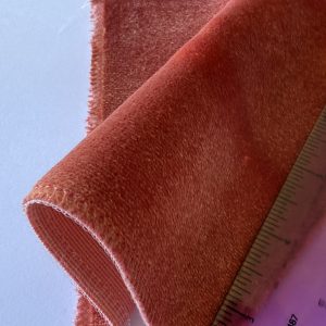 By Yard Christina Velvet Rose Pink Silky Lustre Heavy MSRP USD 328/Y